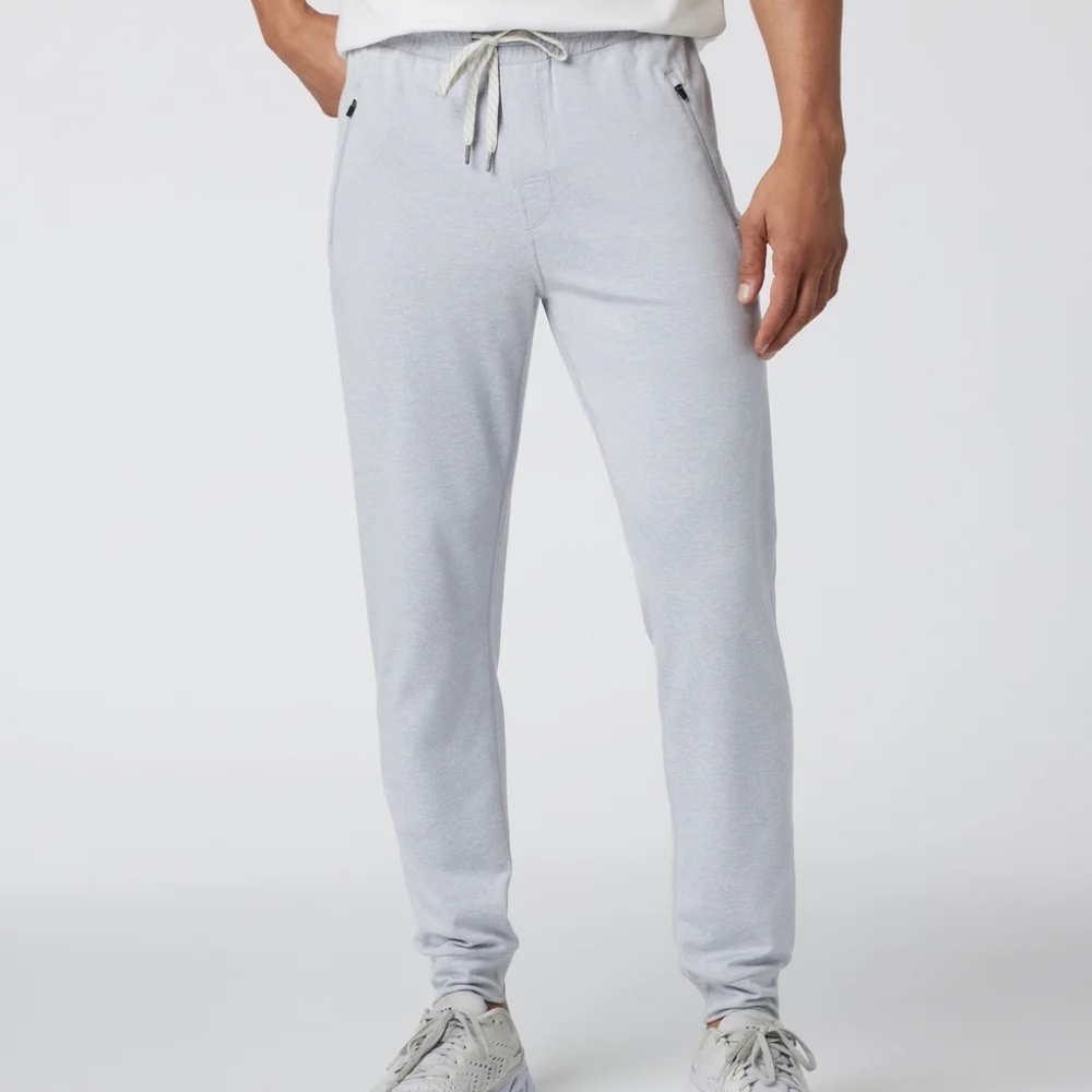 Vuori Men Ponto Jogger - Heather Grey - Size XS